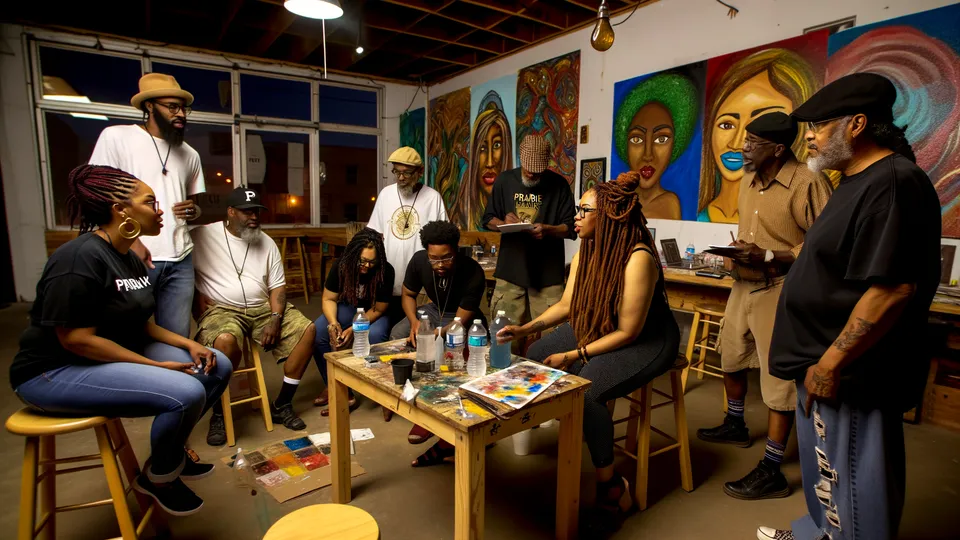 Feature image for How One Artist Rewrote Brandon's Cultural Landscape Through Community-Led Art