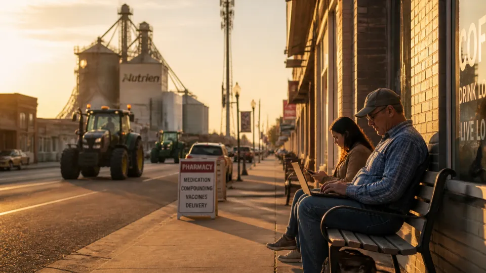 Feature image for How Small Towns Plugged Into the Technological Future
