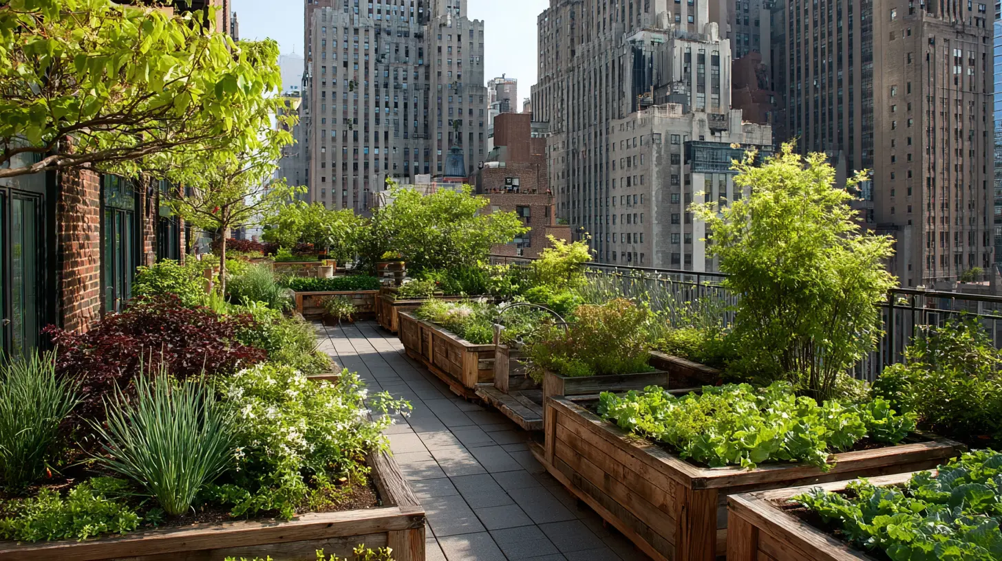 Feature image for Sky-High Sanctuaries: The Rise of Urban Rooftop Gardens