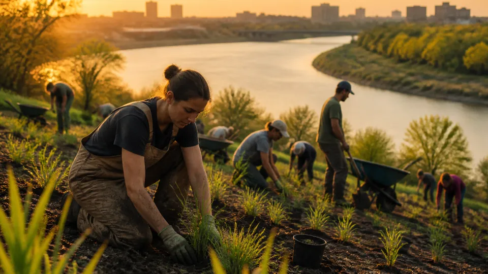 Feature image for When the River Teaches Us to Rebuild: Brandon’s Green Festival